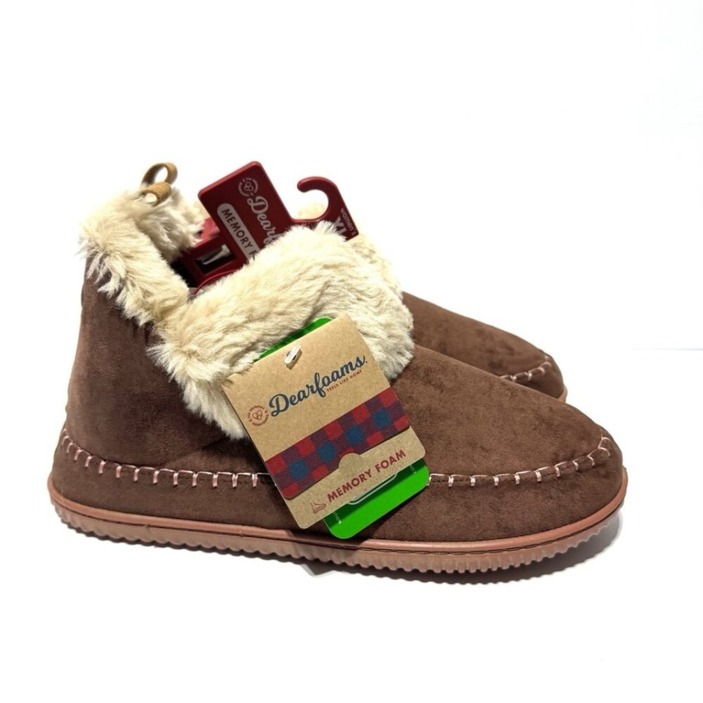 Dearfoams Womens Moritz Bootie Slippers Size 11-12
